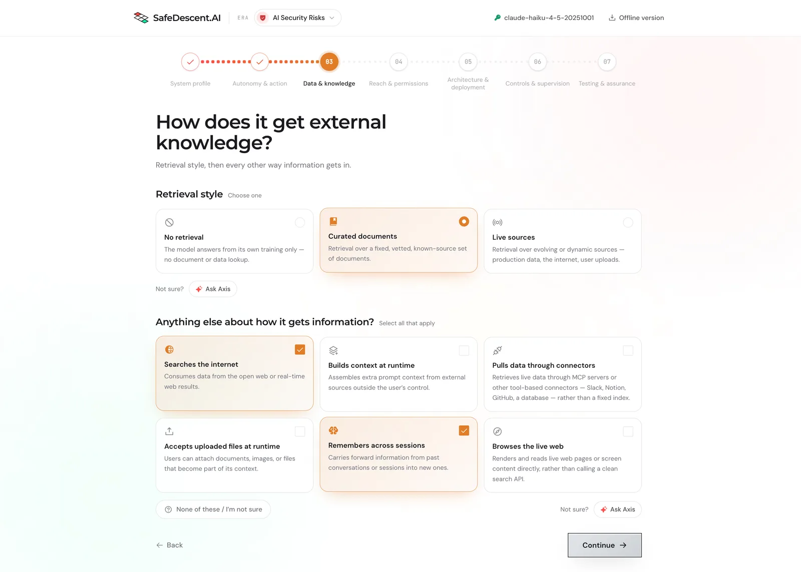 ERA: AI security assessment question